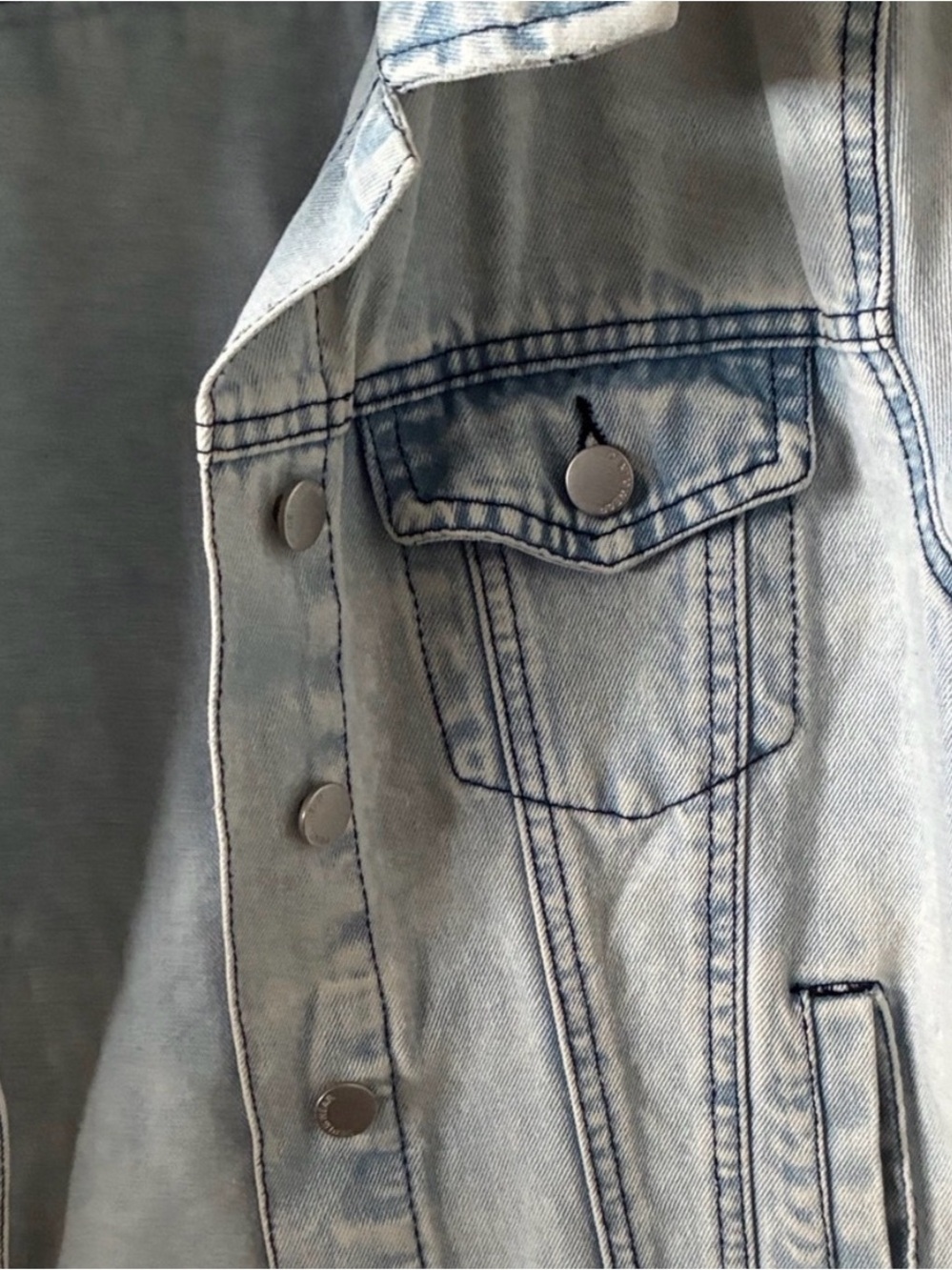 Stoosh Light Blue Vintage Denim Jacket - Picture 5 of 7